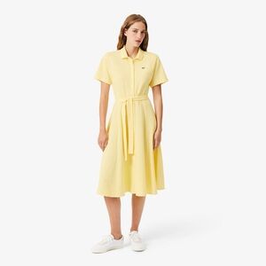Lacoste Women's Flared Mini-Piqué Polo Dress